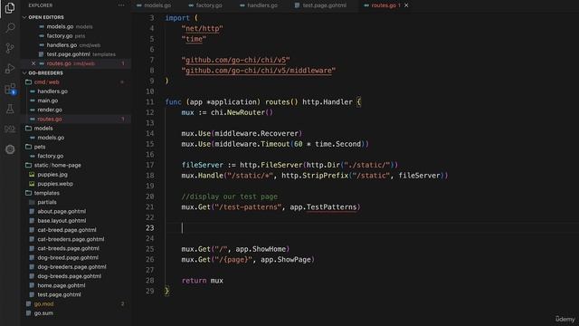 27 - Adding routes for our Factory handlers смотреть онлайн