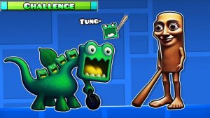 Mulpanzo Bombardino Vs Tung, "Mulpan Challenge - 53", Geometry Dash 2.2 Mulpanzo Bombardino против T