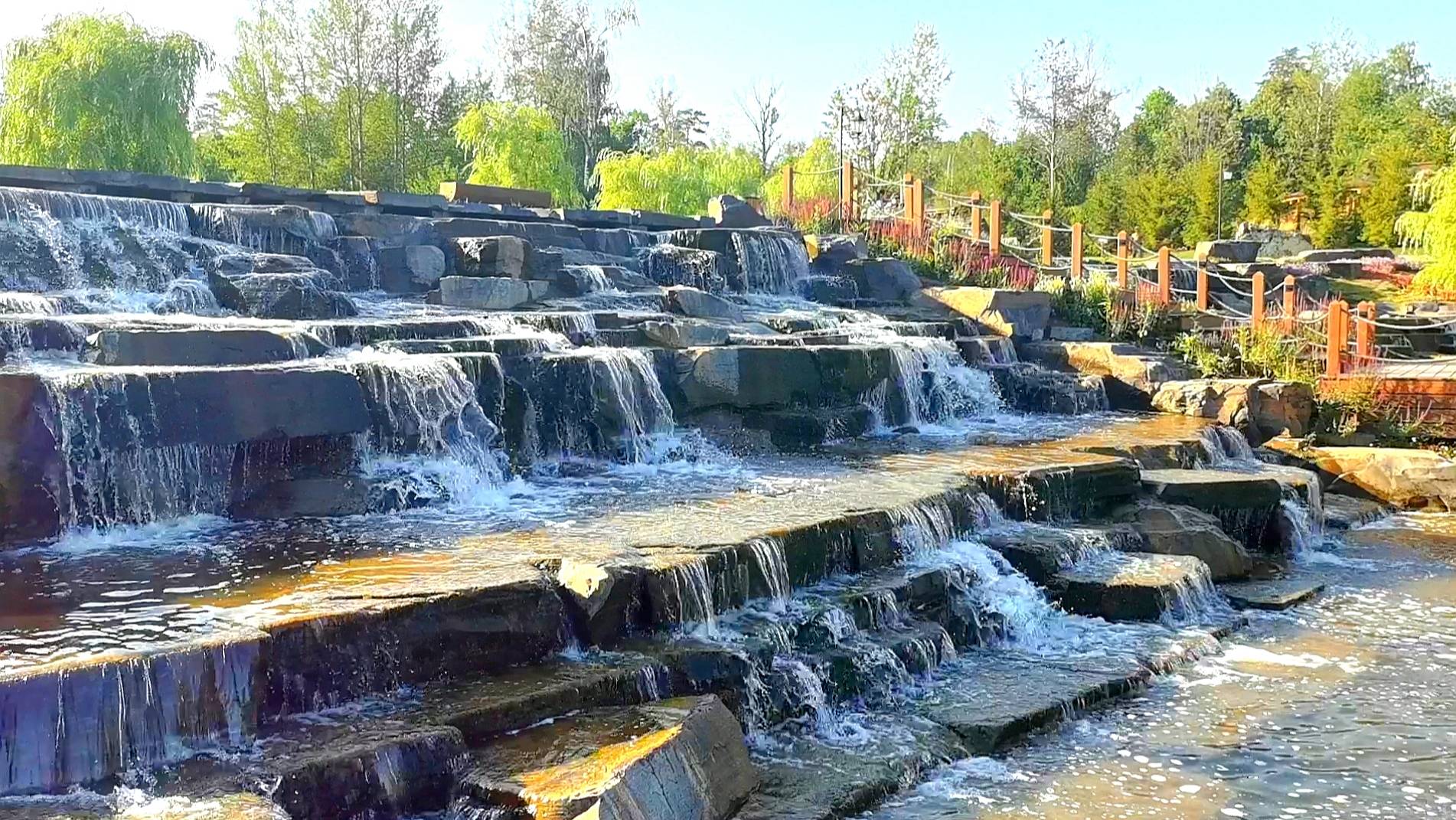 Водопад рядом с Москвой. Парк "Ближняя дача". смотреть онлайн