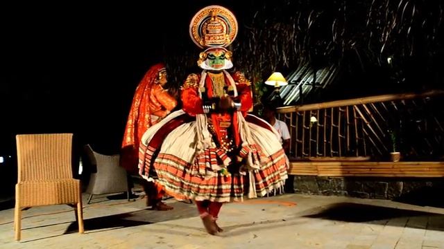 Катхакали - народные танцы штата Керала (Индия) Video By SALOM