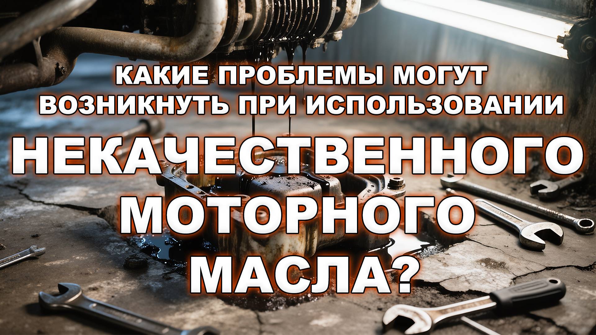Какие проблемы могут возникнуть при использовании некачественного моторного масла? смотреть онлайн