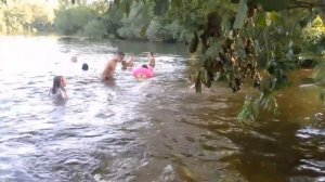 Мы купались!