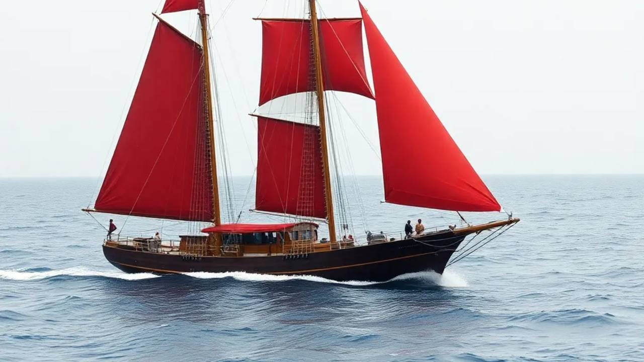 Под красными парусами (автор Лукин А.)