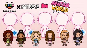 Создаём персонажей Toca Boca x KATSEYE в Avatar World 🎤