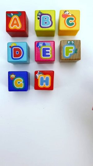 Английский Алфавит 🔤 Учим Буквы С Кубиками! Повторяй За Мной!