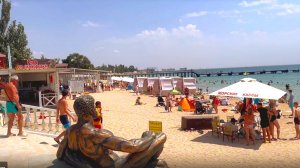 Обстановка Крым Евпатория сегодня - июль 2025 год! Вода просто супер, людей много!