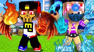 ДЕВУШКА ОГОНЬ ВОДА ВОЗДУХ И ЗЕМЛЯ в МАЙНКРАФТ НО НУБ И ПРО ВИДЕО ТРОЛЛИНГ MINECRAFT Евгенбро