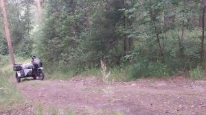 поездка на мотоцикле урал, на рыбалку, на рекчке Рефт..mp4