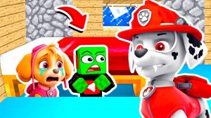 ПРЯЧУСЬ ПОД КРОВАТЬЮ с СКАЙ от МАРШАЛА EXE в МАЙНКРАФТ