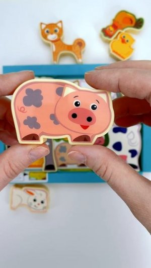 Учим ЖИВОТНЫХ на Ферме 🐄🐔🐑 Повторяй За Мной! Развитие Речи для Малышей 🐾👶✨