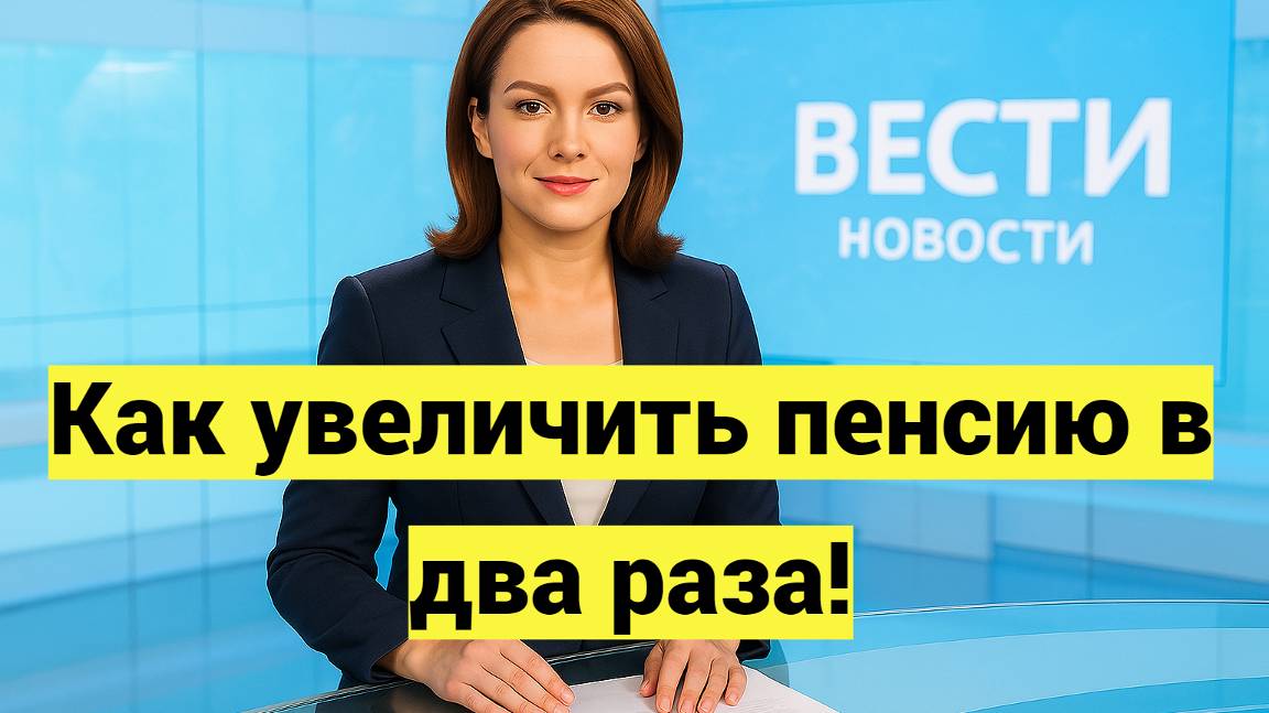 Как увеличить пенсию в два раза законным способом смотреть онлайн