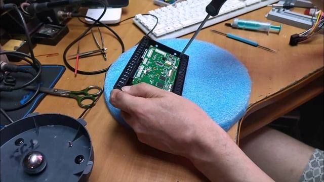 Пропало изображение экрана, ремонт платы