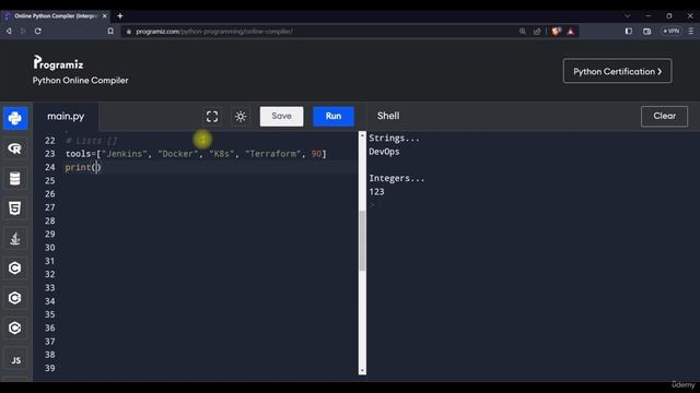 002 Variables & Python DS смотреть онлайн