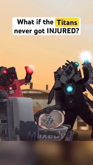 Titan Duo NOT INJURED  🚽 #skibiditoilet