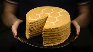 Торт Медовик или Рыжик. Рецепт с тонкими коржами