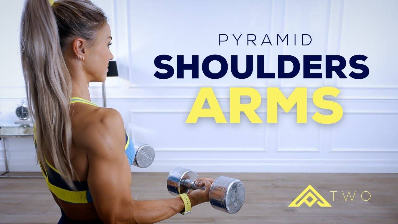 Caroline Girvan - PYRAMID SHOULDERS & ARMS WORKOUT - Hypertrophy | Pyramid Series Day 2 смотреть онлайн