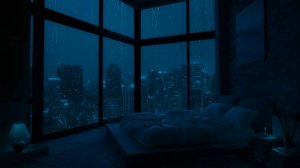 Шум Дождя в Высотке | Ночной Дождь за Окном для Сна и Успокоения