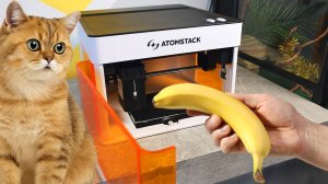 Эксперименты с лазером: тестируем гравер AtomStack P1 на джинсах, банане и шоколаде!