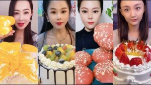 Китайский мукбанг. Тортики