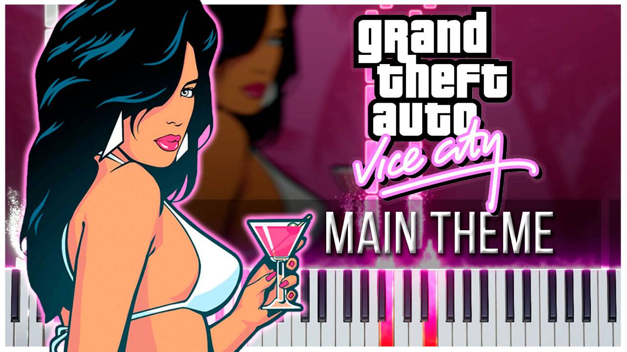 Главная тема (GTA Vice City) 【 КАВЕР НА ПИАНИНО 】 смотреть онлайн