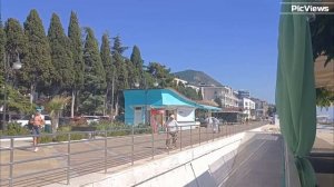 Крым Алушта пляж, по адресу Профессорский уголок сегодня 13 июля 2025. Море и погода в Крыму сейчас