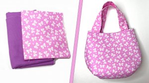 Шить легко 🧵 Простой вариант изготовления сумочки из хлопка