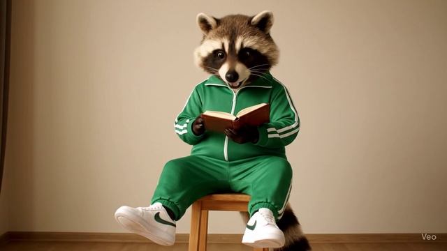 Енот Ракета читает Пушкина