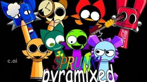 Реакция спрунки пирамикс на русскую вики по Sprunki Pyramixed