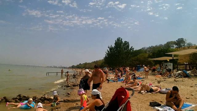 Жара под 40. Берег у Висты сегодня 13.07.25г. смотреть онлайн