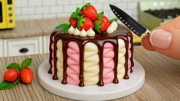 Большая Подборка Миниатюрных Рецептов от Канала Мини Кухня! 🤗 Необычная Мини Еда 🤩 Мини Кухня