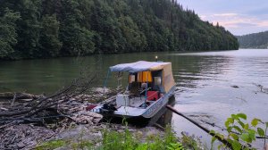 Прицеп дача амфибия Дон на Павловском водохранилище 12 июля 2025 г.