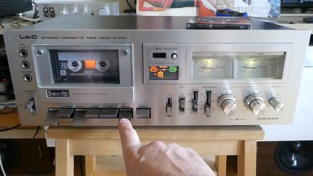 Hitachi LO D D650 - стерео дека 1977 года выпуска - обзор