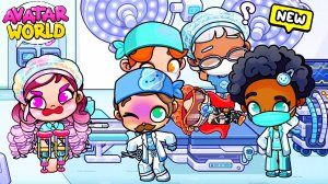 Аня в больнице - срочная операция ♥️AVATAR WORLD МУЛЬТИК с начинкой♥️