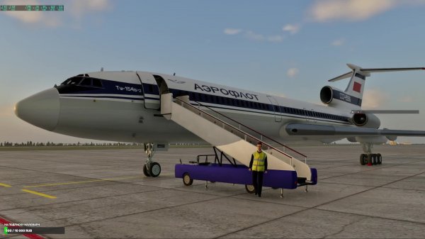 X-Plane 12, Ту154-б2 - Эксплуатация систем (вспоминаем проверки)