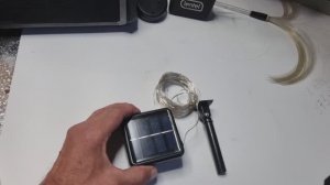 Гирлянда уличная на солнечных батареях.