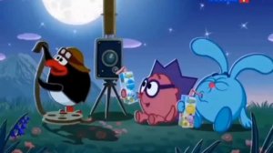 Смешарики "Юнимилк" в программе Спокойной ночи малыши! (реклама, 2011-2012)