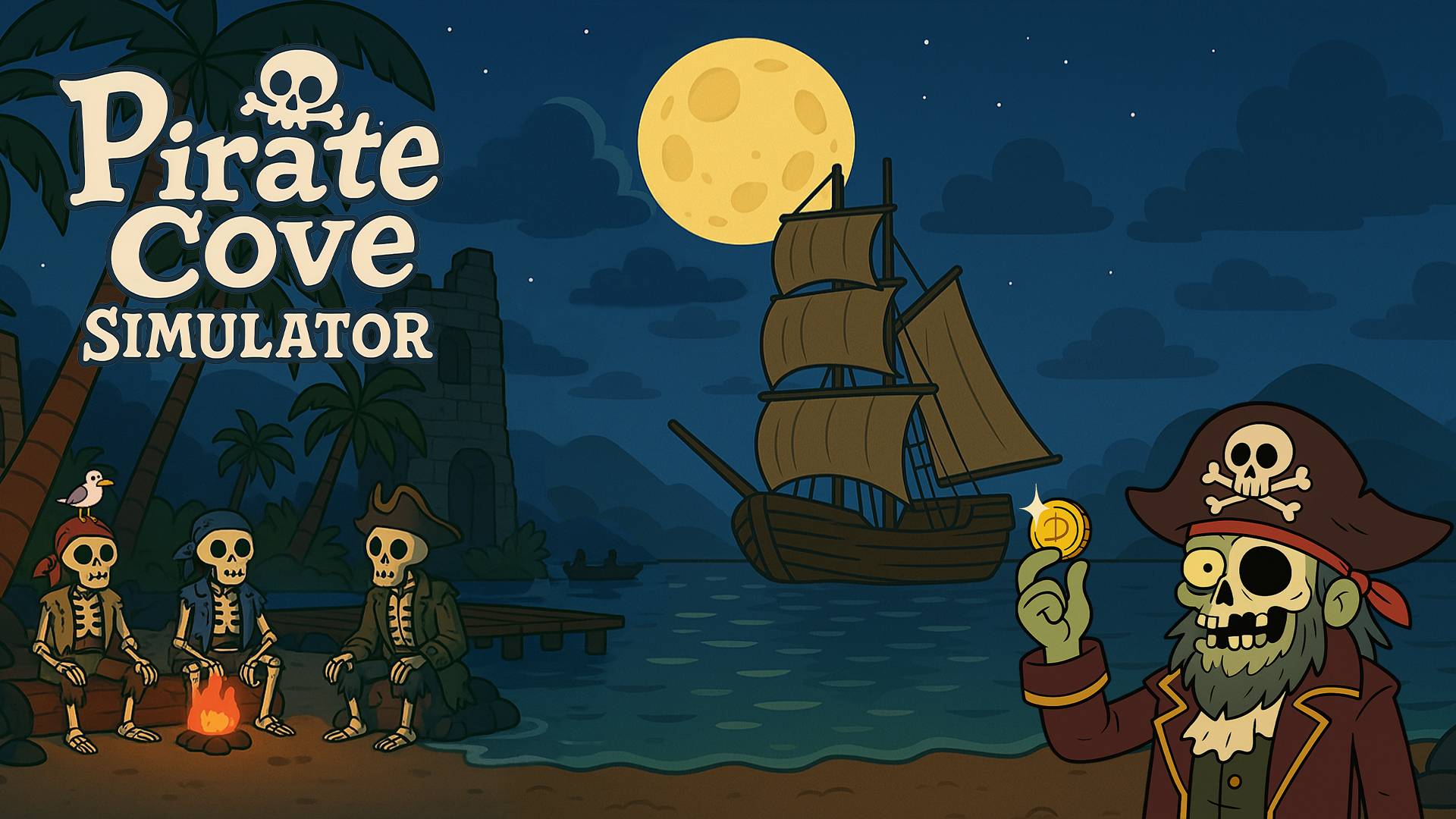 Загробный бизнес - Pirate Cove Simulator #1 Прохождение смотреть онлайн