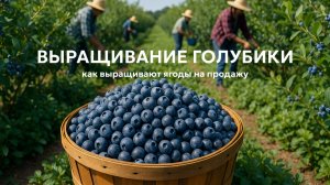 Как выращивают голубику на продажу? 🫐