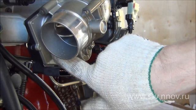 Дроссель для двигателя Cummins ISF 2.8L ЕВРО4 4994707 крепление и демонтаж