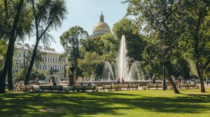 Санкт-Петербург 2025. Фонтан в Александровском саду