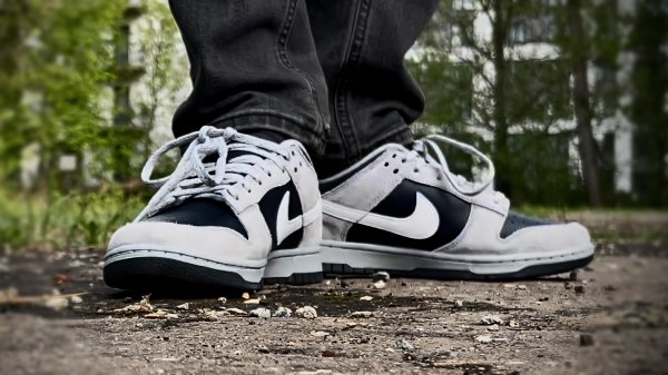 NIKE DUNK LOW LIGHT SMOKE GREY // + ON FEET