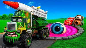 Машинки летают и прыгают! Развивающие мультики Машины помощники. Мультфильмы про машинки