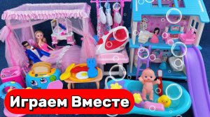 АСМР куклы Барби 🌸 Кукольный домик с СПАЛЬНЕЙ БАРБИ 🌸 Видео для девочек