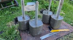 установка перголы в грунт намертво.