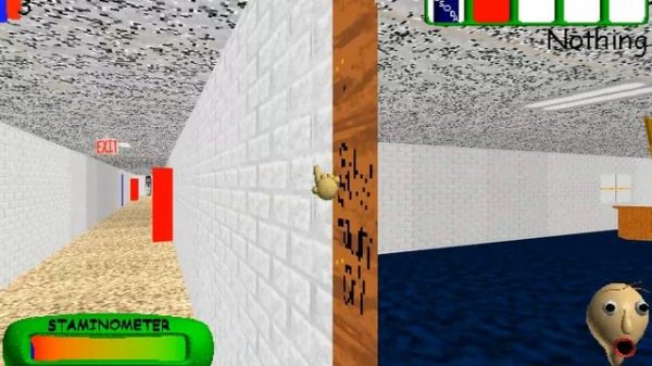 Baldi Meets His Dad - Baldi's Basics Мод.