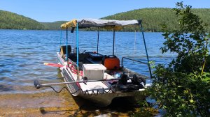 Прицеп дача амфибия Дон на Павловском водохранилище 11-13 июля 2025