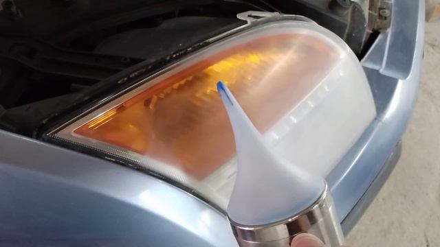 Химическая полировка передней оптики Ford Fusion. 13.07.25.