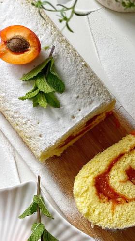 Абрикосовый рулет от Коломейцевой Надежды смотреть онлайн