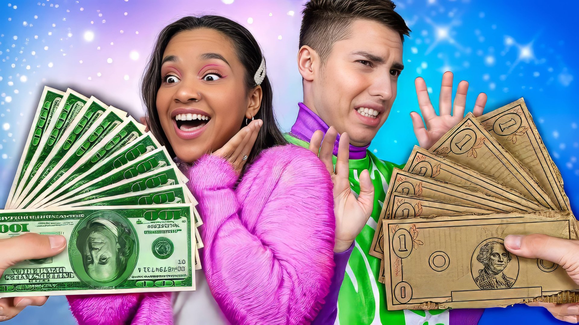 У нас появился новый папа! Бедный папа в богатой семье!