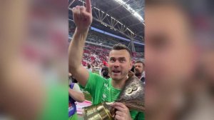 Футболисты московского ЦСКА в восьмой раз стали обладателями Суперкубка России